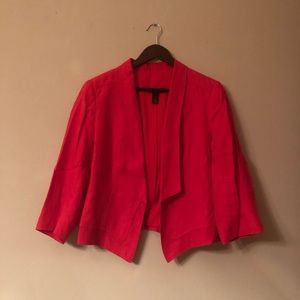 WHBM Coral blazer